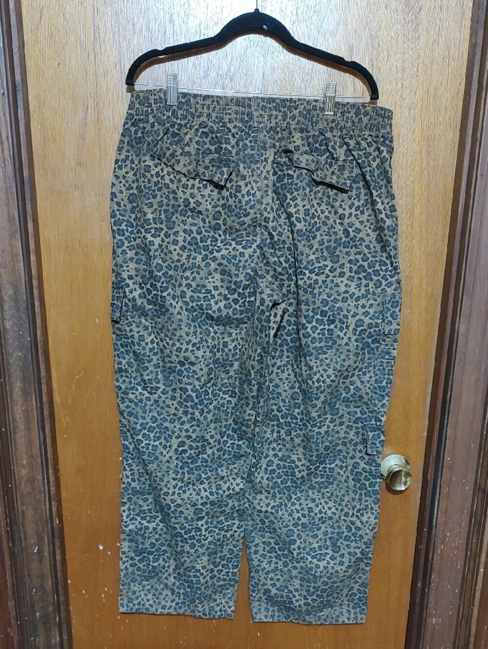 Leopard Print Cargo Pants - Brown - Picture 2 of 8